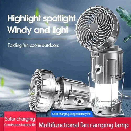 🔥🎁Hot Sale 50% OFF🎁🔥Portable LED Camping Lantern With Fan