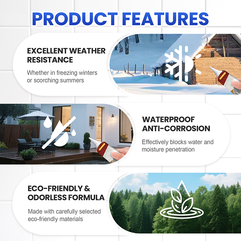 Multi-Purpose, Multi-Color Gap Filler for Whole House Use