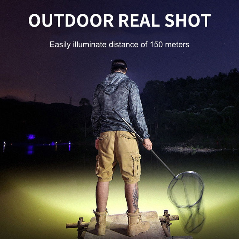 5-LED Rechargeable Headlamp with 3 Modes