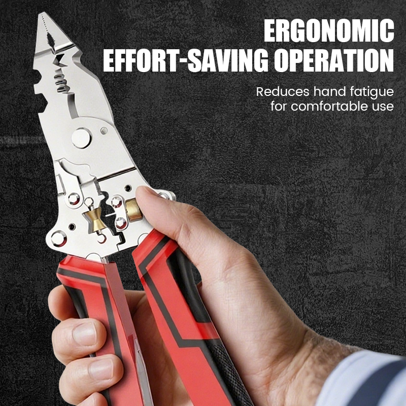 16-in-1 Foldable Multifunctional Wire Stripper With Voltage Tester