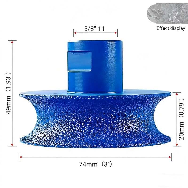 📢📢50%  OFF !! ⏰Concave Edge Grinding Wheel for Stone🏆UK Craftsman's Choice!