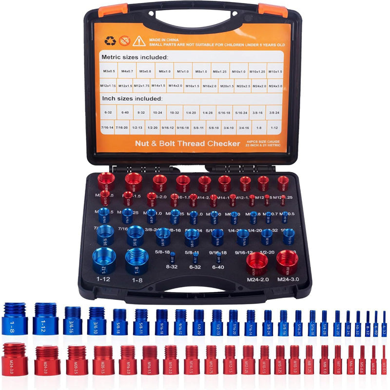 📢📢50%  OFF !! ⏰Nut & Bolt Thread Checker Kit for Inspection of Fixed Bolts or Threaded Holes